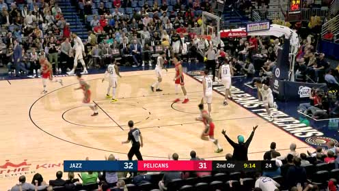 【NBA集錦】球哥閑庭閑步隨手一拋 海斯拍馬趕到空接重扣