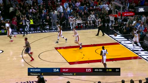 【NBA集锦】东部第一分卫谁能阻拦?比尔连得6分打停热火