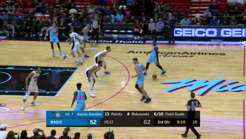 【NBA集锦】顺势出手堪称机智 巴特勒造犯规同时抛投得手