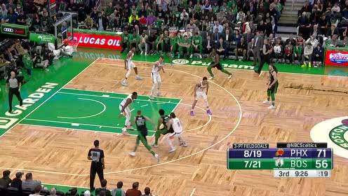 【NBA集錦】要沒(méi)有你綠軍早花了 斯馬特甩開(kāi)防守十條街撤步三分入網(wǎng)