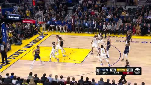 【NBA集锦】比斯利拉开弓弩一发入魂 在库里面前秀出超远三分