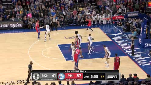 【NBA集锦】初生牛犊不怕虎 新秀塞布尔背后血帽欧文反击致命三分穿心