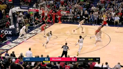 【NBA集錦】老子打的就是精銳！英格拉姆反身暴扣+低手上籃連續(xù)在戈貝爾頭上取分