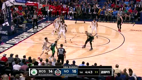 【NBA集錦】沃克見縫插針?biāo)兔顐?泰斯霸王舉鼎雙手暴扣