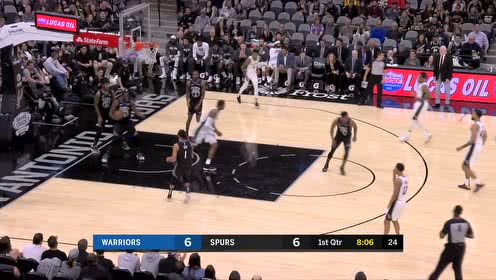 【NBA集锦】一打一基本无压力 阿尔德里奇篮下强攻勾手命中