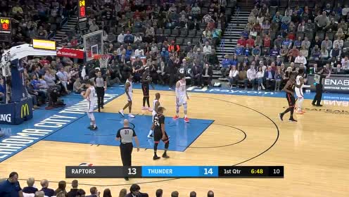 【NBA集锦】接球急停三分甩狙 洛瑞抽枪开镜3+1正中靶心