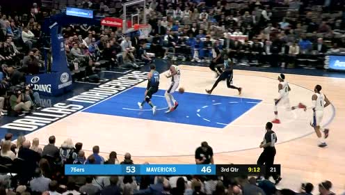 【NBA集錦】克勒貝爾劈頭蓋臉封蓋西蒙斯 東契奇連線史密斯暴扣得手