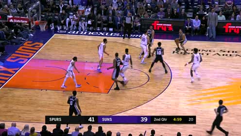 【NBA集锦】太阳进攻失误 德罗赞推反击助攻福布斯再进空刷三分