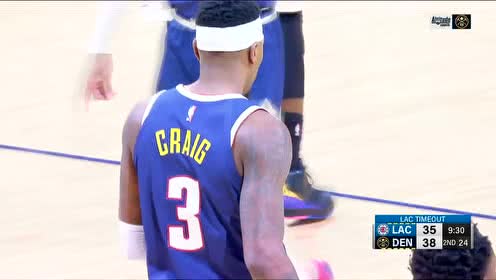 【NBA集锦】如入无人之境 克雷格撕裂防守滑翔暴扣