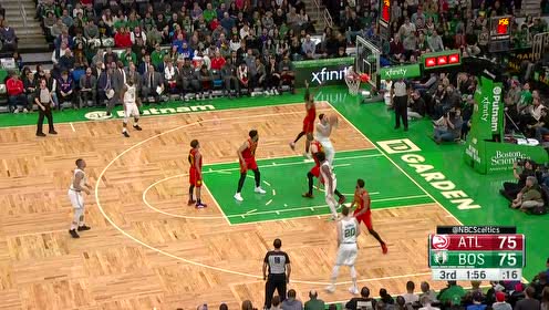 【NBA集锦】特雷杨阻挡不成 斯玛特见缝插针助飞坎特挂筐暴扣