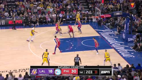 【NBA集錦】沖起來(lái)完全攔不住 濃眉哥空切跟進(jìn)打進(jìn)加罰