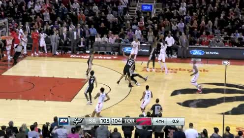 【NBA集锦】凉凉!西亚卡姆抢板反击超远三分砸板不中错失绝杀
