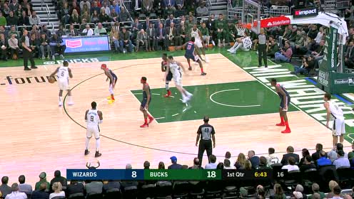 【NBA集锦】辣个男人开始了 米德尔顿连续两记三分再次打停对手