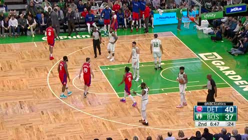【NBA集锦】干得漂亮！米哈伊柳克外线无视布朗急停飙射3+1