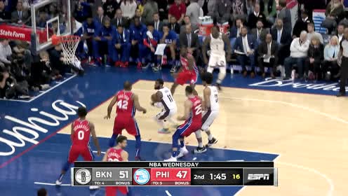【NBA集锦】不难的球我不进 欧文转身漂移中投稳稳命中