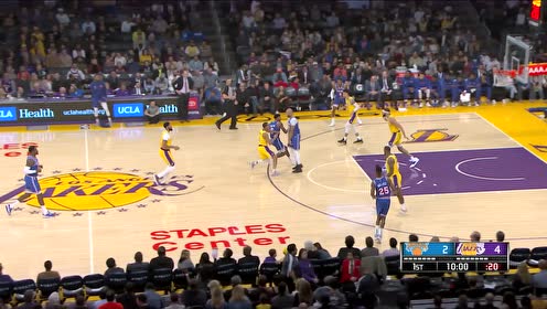 【NBA集锦】格林高抛再送妙传 浓眉篮下吃饼双臂炸筐