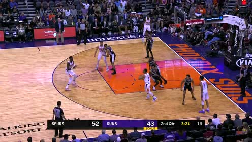 【NBA集锦】奥科博佯装突破送回传 艾顿罚球线中投迎射阿德