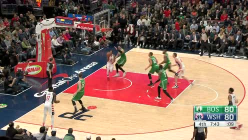 【NBA集锦】你是奇才的救世主!史密斯戏耍坎特连续得分打停绿军