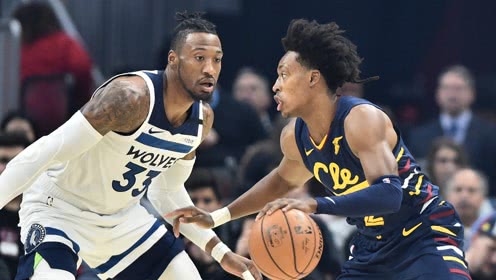 【NBA集锦】森林狼118-103骑士 森林狼5人得分上双送骑士4连败