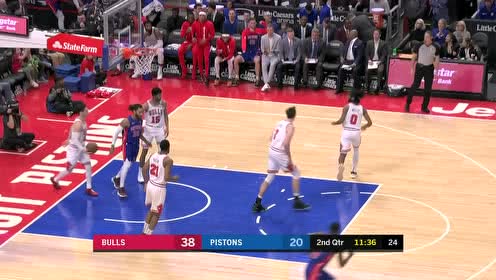 【NBA集錦】浪來吧寶貝！羅斯直殺內(nèi)線單手拋投打進(jìn)