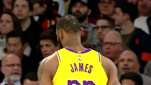 【NBA集锦】潇洒写意! 詹姆斯超级后仰跳投誓要拉开分差