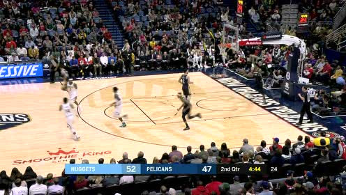 【NBA集錦】全隊手感火熱 巴頓哈里斯連續(xù)命中兩記三分