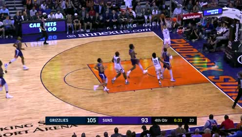 【NBA集锦】早就准备好了 莫兰特高速推进连线阿伦油锤灌顶