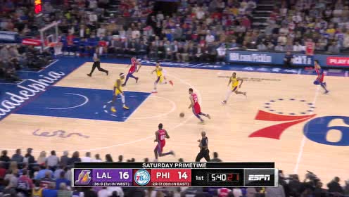 【NBA集錦】神級(jí)運(yùn)動(dòng)神經(jīng)！ 西蒙斯兩記神搶斷送老詹上五大囧