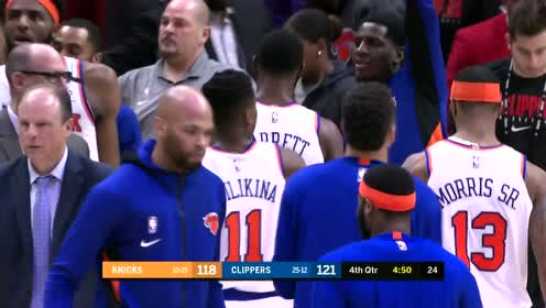 【NBA集锦】准备反超气势? 布洛克底角三分稳稳命中打停快船