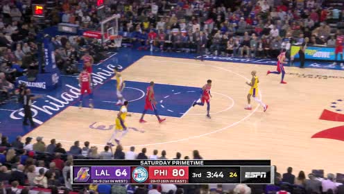 【NBA集錦】不要小看濃眉的外線 連續(xù)運(yùn)球后撤三分一發(fā)入魂