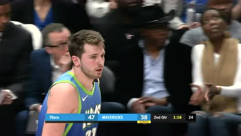 【NBA集錦】東契奇助飛鮑威爾 內線起飛掛筐暴扣
