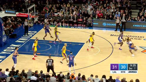 【NBA集锦】多特森迎射詹皇&波普 弹无虚发连续命中三分打停湖人