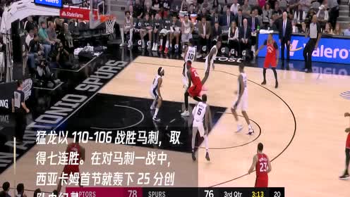 【NBA集錦】老鷹vs猛龍 卡特戰(zhàn)舊主迎里程碑