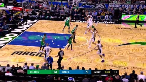 【NBA集锦】全体注意准备起飞! 博奇篮下接球旱地拔葱双手怒扣