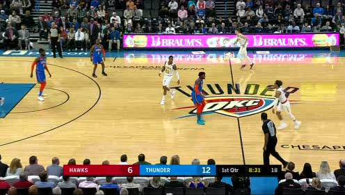 【NBA集錦】手感已經(jīng)滾燙 亨特外線突施冷箭命中靶心