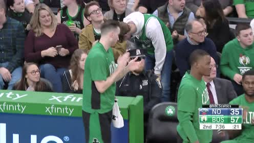 【NBA集錦】就是這么自信 塔圖姆單擋掩護稍作調(diào)整三分出手刷網(wǎng)命中