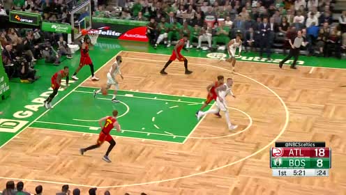 【NBA集锦】塔图姆光速推进!泰斯追身补篮再送迎人中距离轻取四分