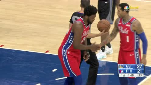 【NBA集锦】大帝耐心挑逗防守寻找机会 一个箭步旋转跳跃高抛打成还造犯规