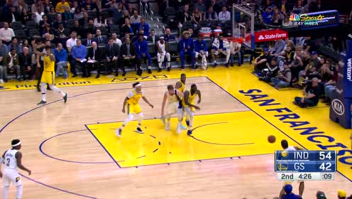 【NBA集錦】開啟我的個(gè)人秀場 沃倫外線轟炸+搶斷上籃連取5分