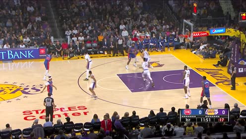 【NBA集锦】一贯性的开场凶 浓眉麦基双鬼拍门布拉德利三分追进