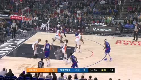 【NBA集锦】比赛状态来的太快 贝弗利行进间抛投打进复出首球