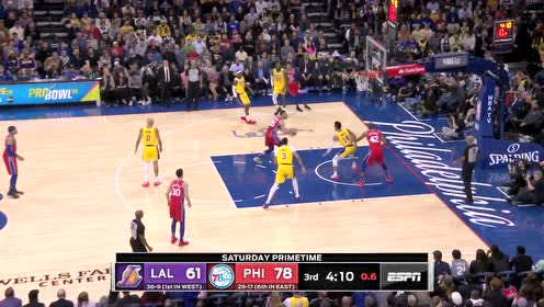 【NBA集錦】晃得詹姆斯一哆嗦 西蒙斯一步甩開(kāi)詹皇炸裂劈筐