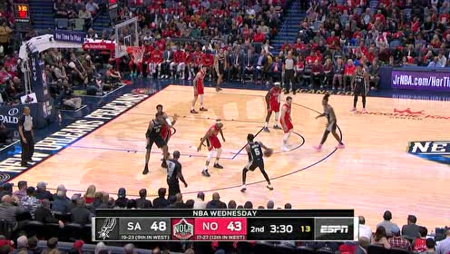 【NBA集锦】简直无解 阿尔德里奇后仰干拔中投挡不住