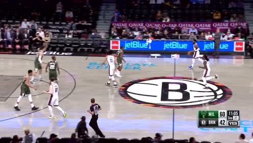 【NBA集錦】你敢放我就敢投 字母哥張弓搭箭再中弧頂三分