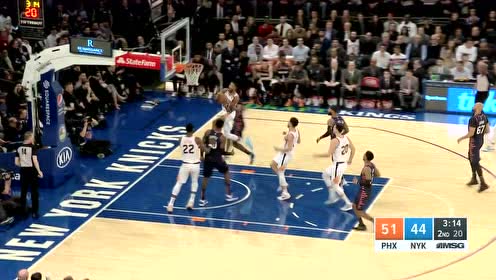 【NBA集锦】反击快攻齐头并进 布克撕裂防线助攻布里奇斯