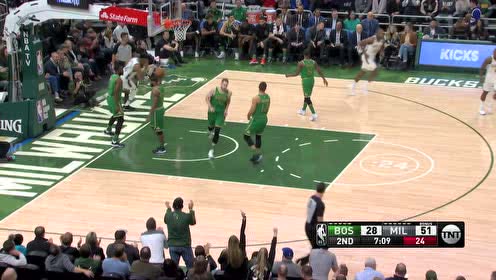 【NBA集锦】简单粗暴很有效啊!字母哥脚踩风火轮快攻上篮
