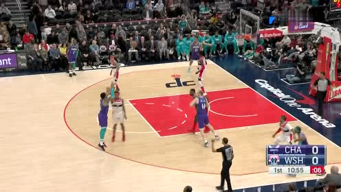 【NBA集锦】开局手感火热 布里奇斯外线拉弓射箭命中完成热身