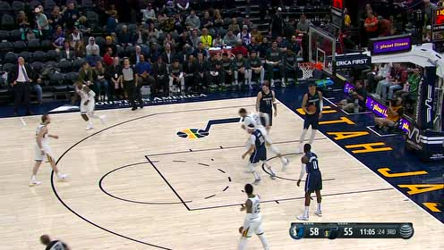 【NBA集锦】灵性妙传撕裂防线 戈贝尔内线吃饼单臂劈扣