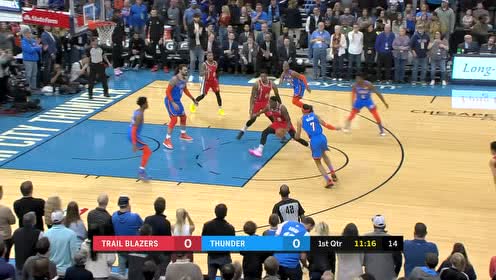【NBA集錦】利特爾助跑起跳 空中小手一點(diǎn)完成補(bǔ)籃
