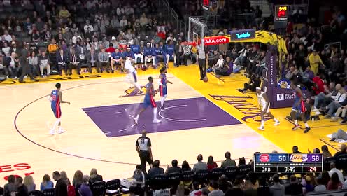【NBA集錦】圓滿回歸！濃眉搶斷給反擊波普緊追其后接球上籃